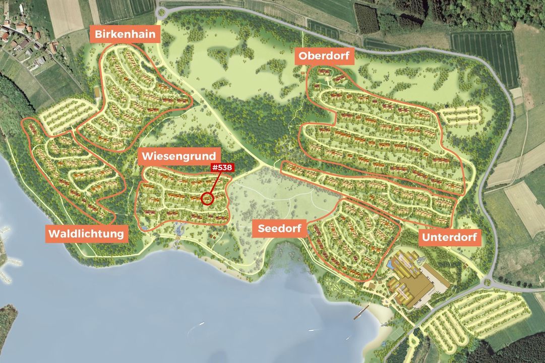 Center Parcs Park Bostalsee 538, Nohfelden plattegrond-8