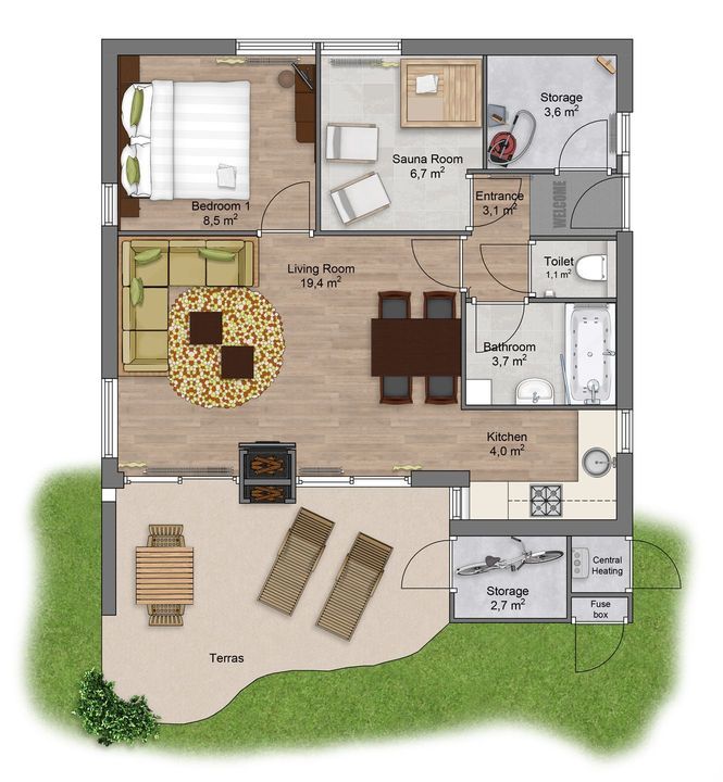 Peelheideweg 25 T 670, America plattegrond-8