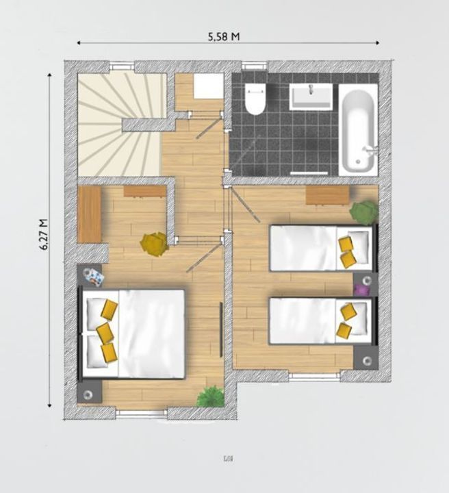 Center Parcs Park Bostalsee 211, Nohfelden plattegrond-9