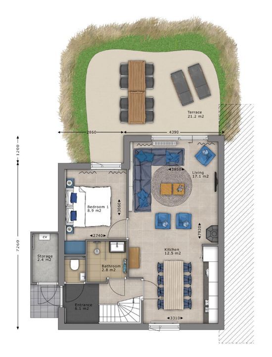 Vondellaan 60 a 455, Zandvoort plattegrond-9