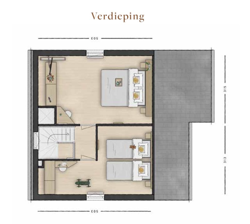 Center Parcs Kempense Meren 106, Mol plattegrond-23