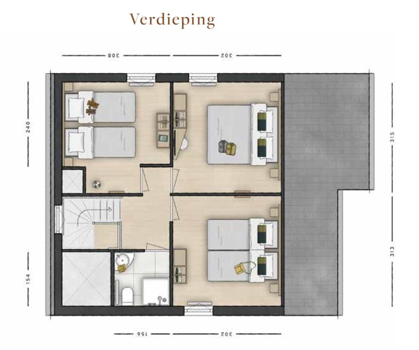 Center Parcs Kempense Meren 122, Mol plattegrond-31