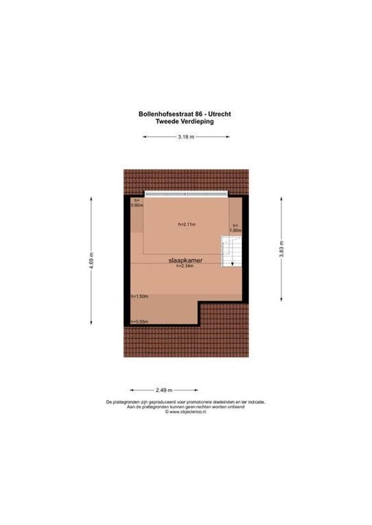 Bollenhofsestraat 86, Utrecht plattegrond-40