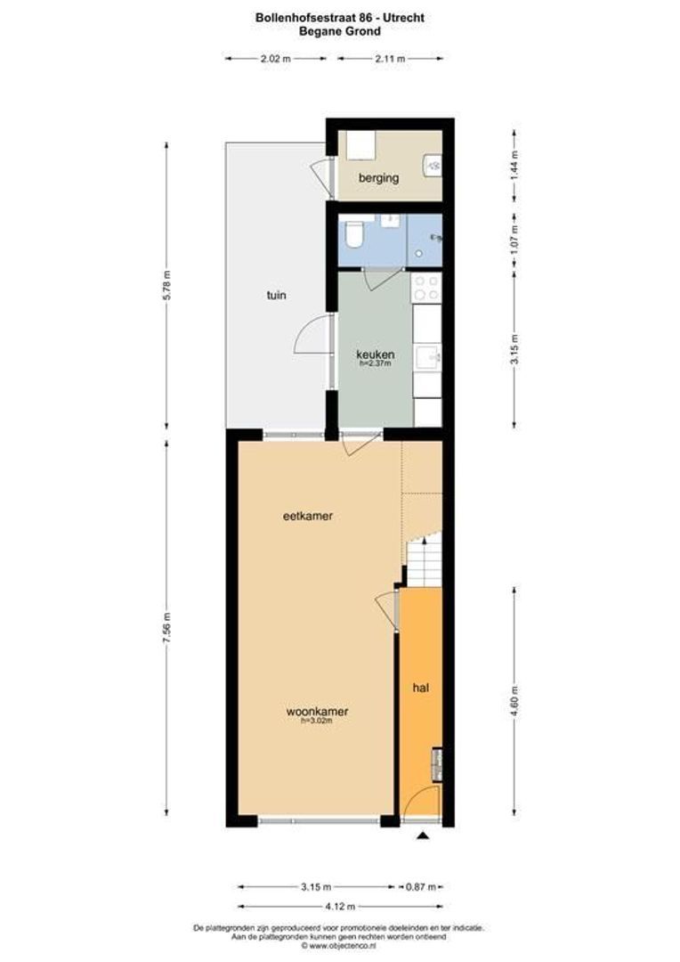 Bollenhofsestraat 86, Utrecht plattegrond-40