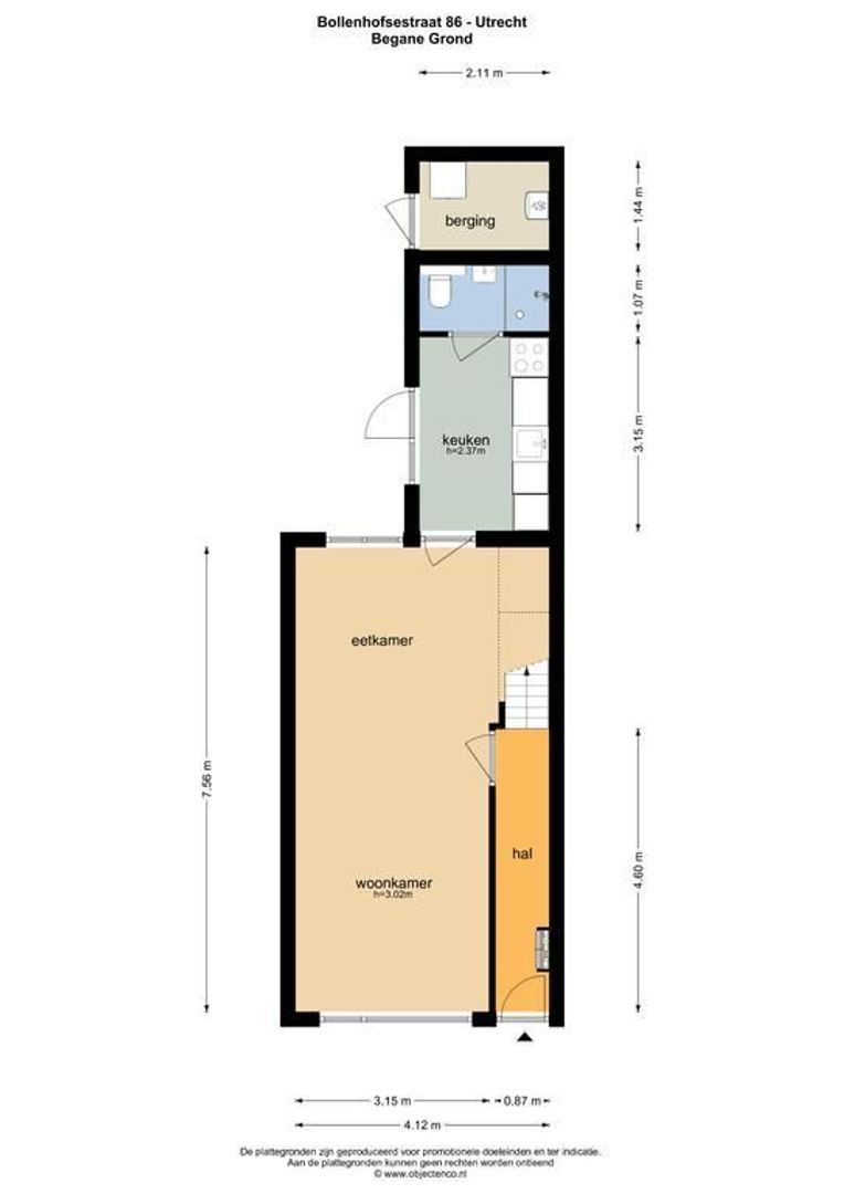 Bollenhofsestraat 86, Utrecht plattegrond-40