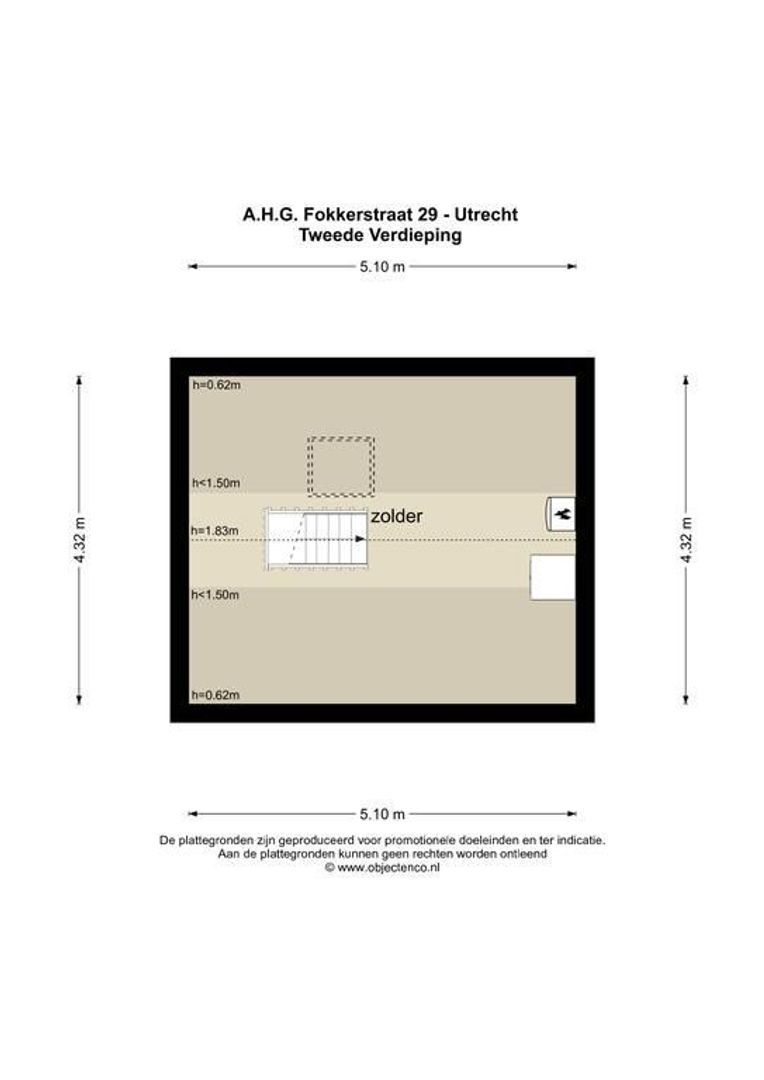 A.H.G. Fokkerstraat 29, Utrecht plattegrond-30