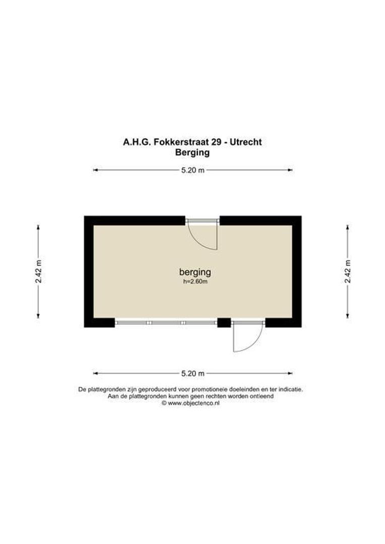 A.H.G. Fokkerstraat 29, Utrecht plattegrond-30