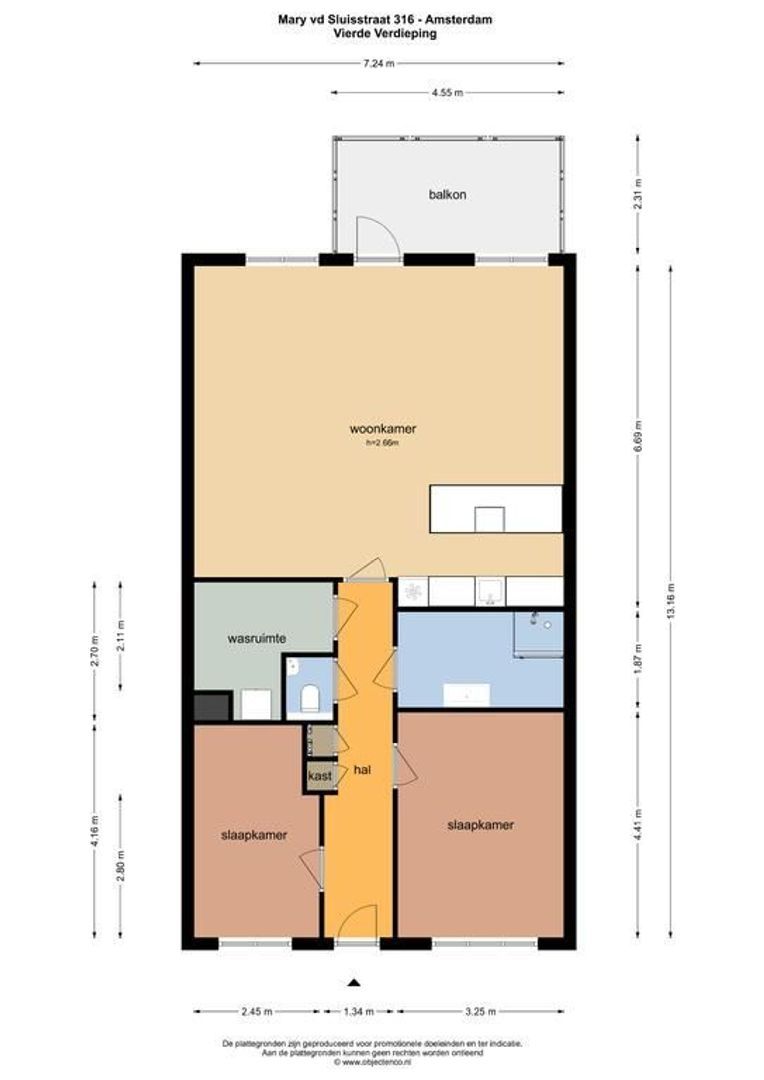 Mary van der Sluisstraat 316 +P, Amsterdam plattegrond-31
