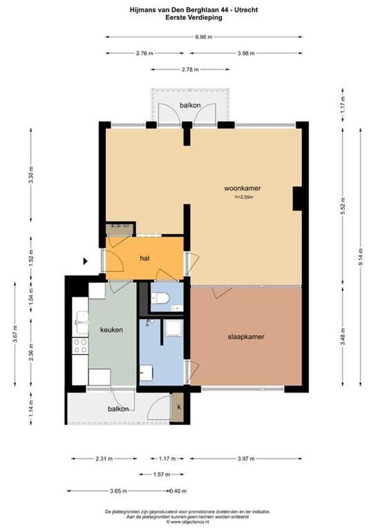 Hijmans van den Berghlaan 44, Utrecht plattegrond-25