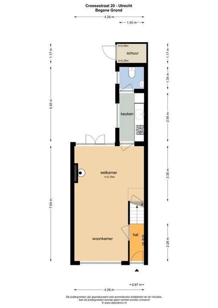 Croesestraat 27, Utrecht plattegrond-34