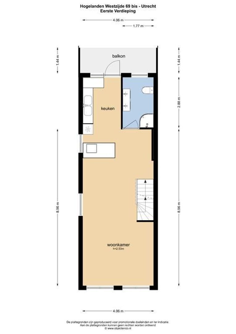 Hogelanden W.Z. 69 bis, Utrecht plattegrond-24