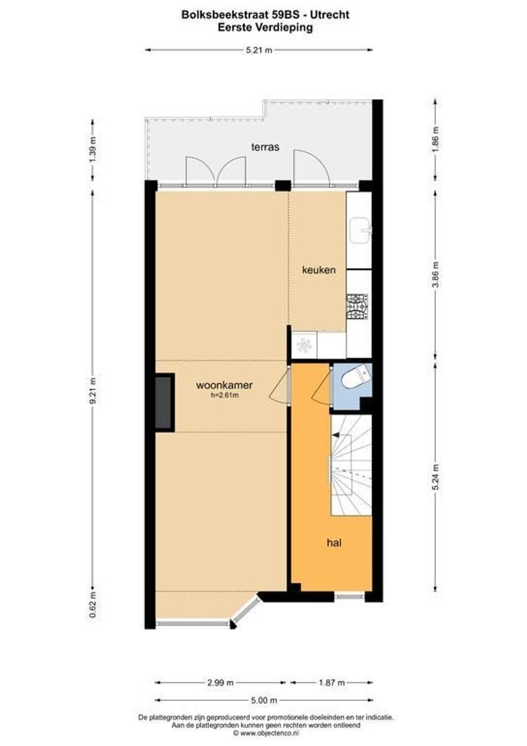 Bolksbeekstraat 56 bis, Utrecht plattegrond-31