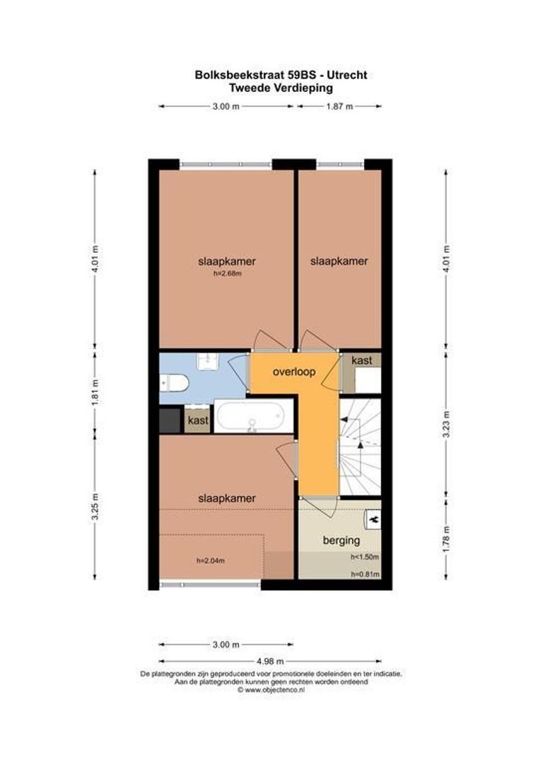 Bolksbeekstraat 56 bis, Utrecht plattegrond-31