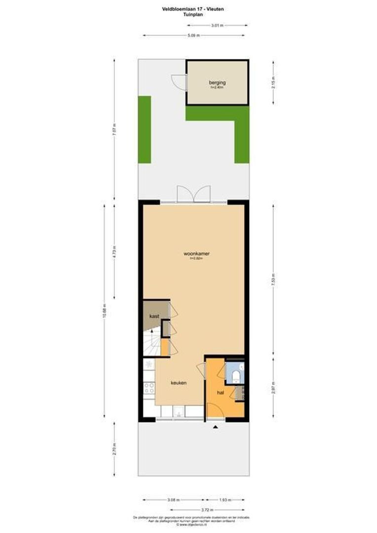 Veldbloemlaan 17, Vleuten plattegrond-32