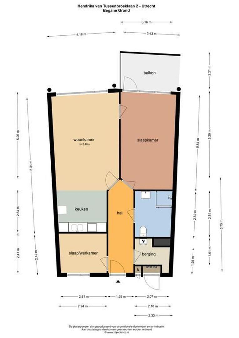 Hendrika van Tussenbroeklaan 2, Utrecht plattegrond-34