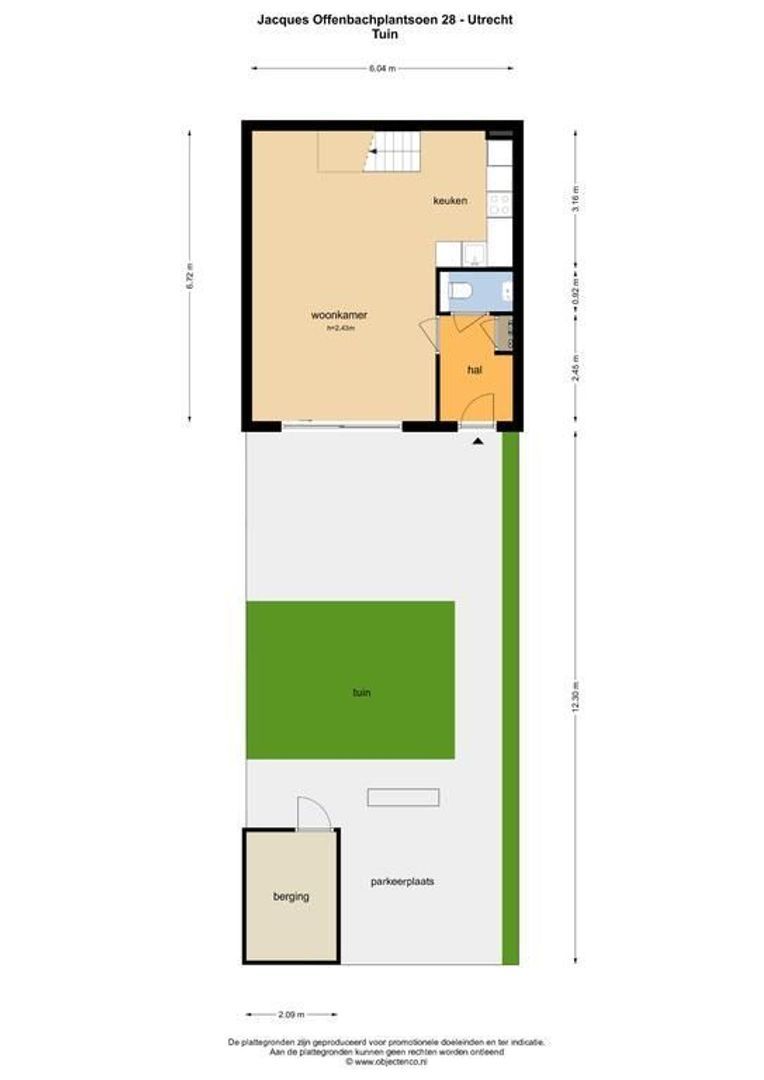 Jacques Offenbachplantsoen 29, Utrecht plattegrond-29