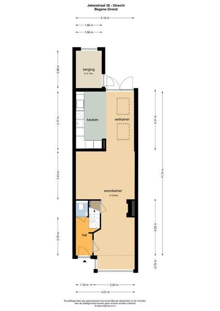 Jekerstraat 39, Utrecht plattegrond-45