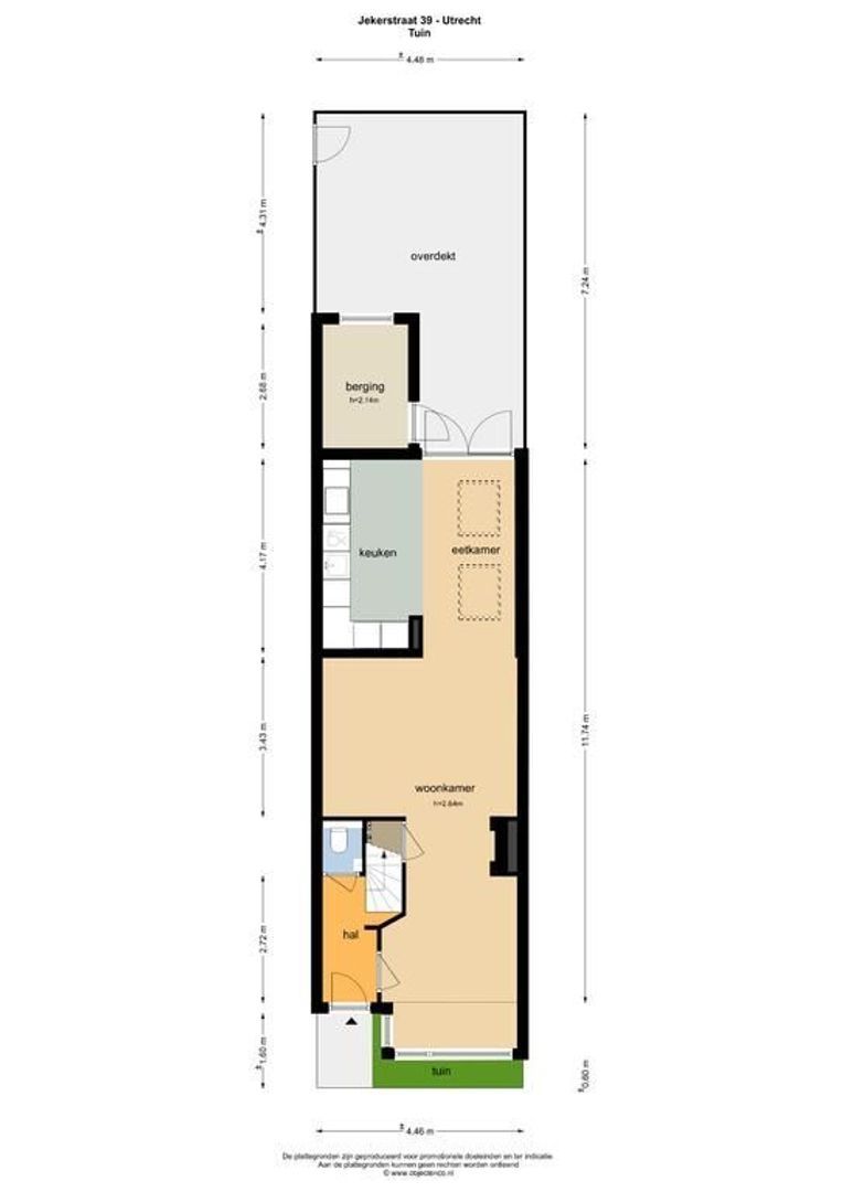 Jekerstraat 39, Utrecht plattegrond-45