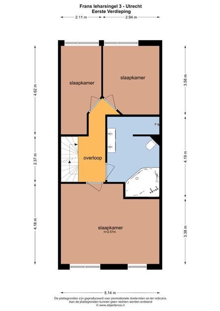 Franz Leharsingel 3, Utrecht plattegrond-38