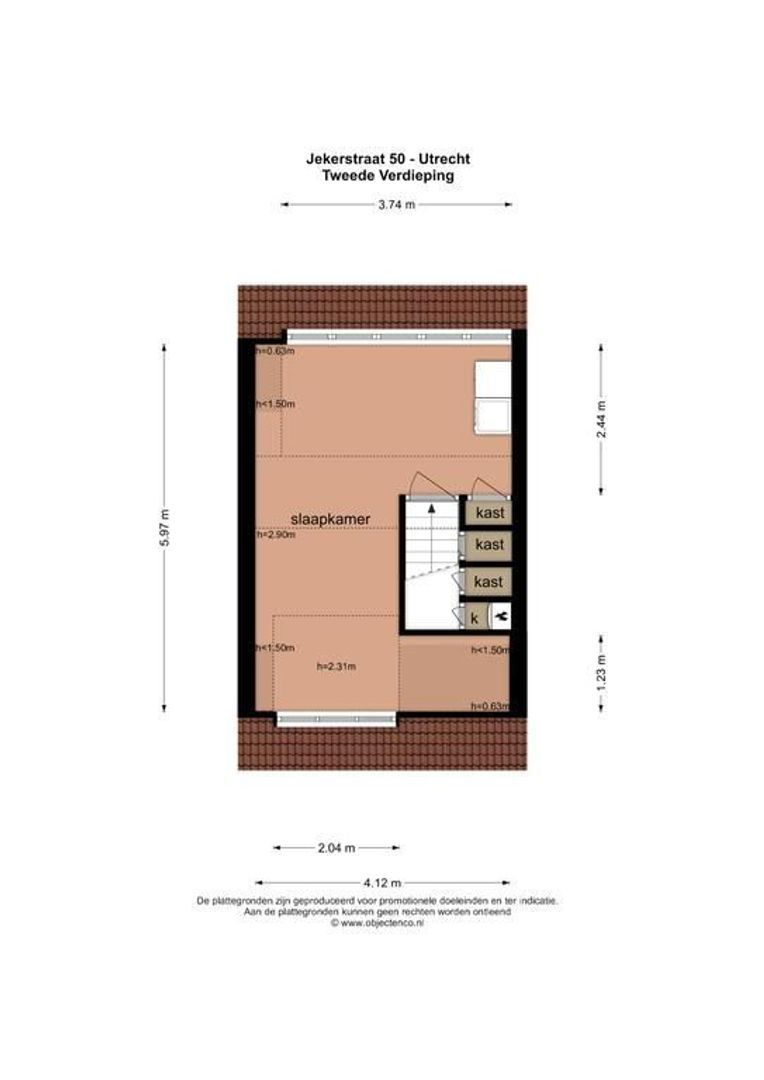 Jekerstraat 50, Utrecht plattegrond-36