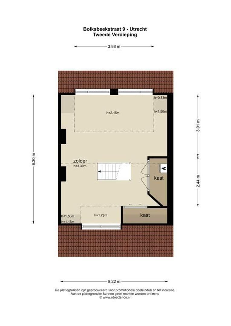 Bolksbeekstraat 9, Utrecht plattegrond-31