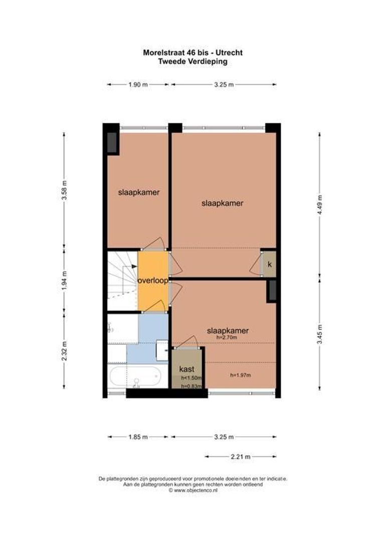 Morelstraat 46 bis, Utrecht plattegrond-28
