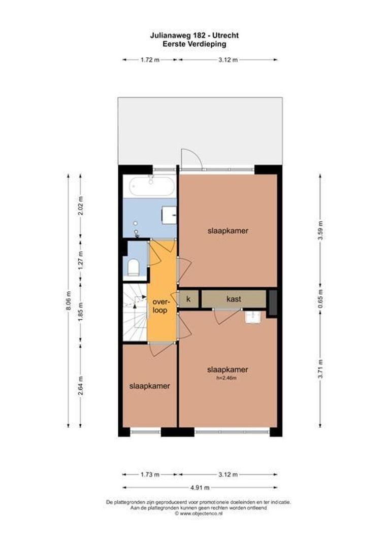 Julianaweg 182, Utrecht plattegrond-46