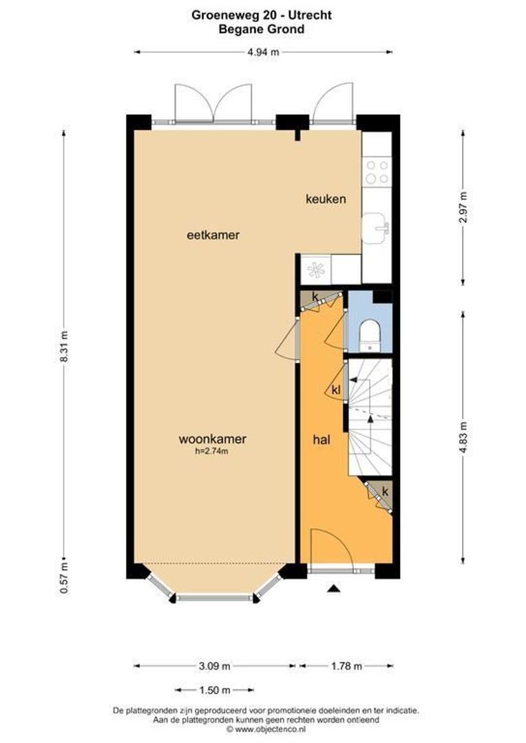 Groeneweg 20, Utrecht plattegrond-35