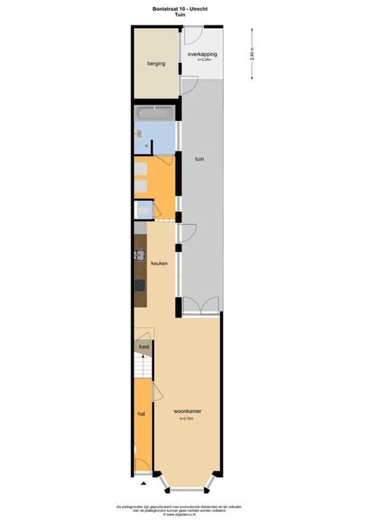 Bonistraat 10, Utrecht plattegrond-33