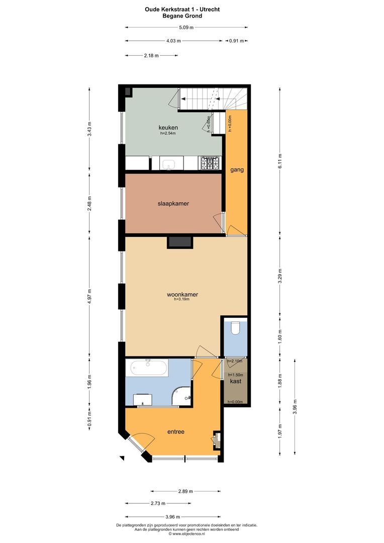 Oude Kerkstraat 11, Utrecht plattegrond-42