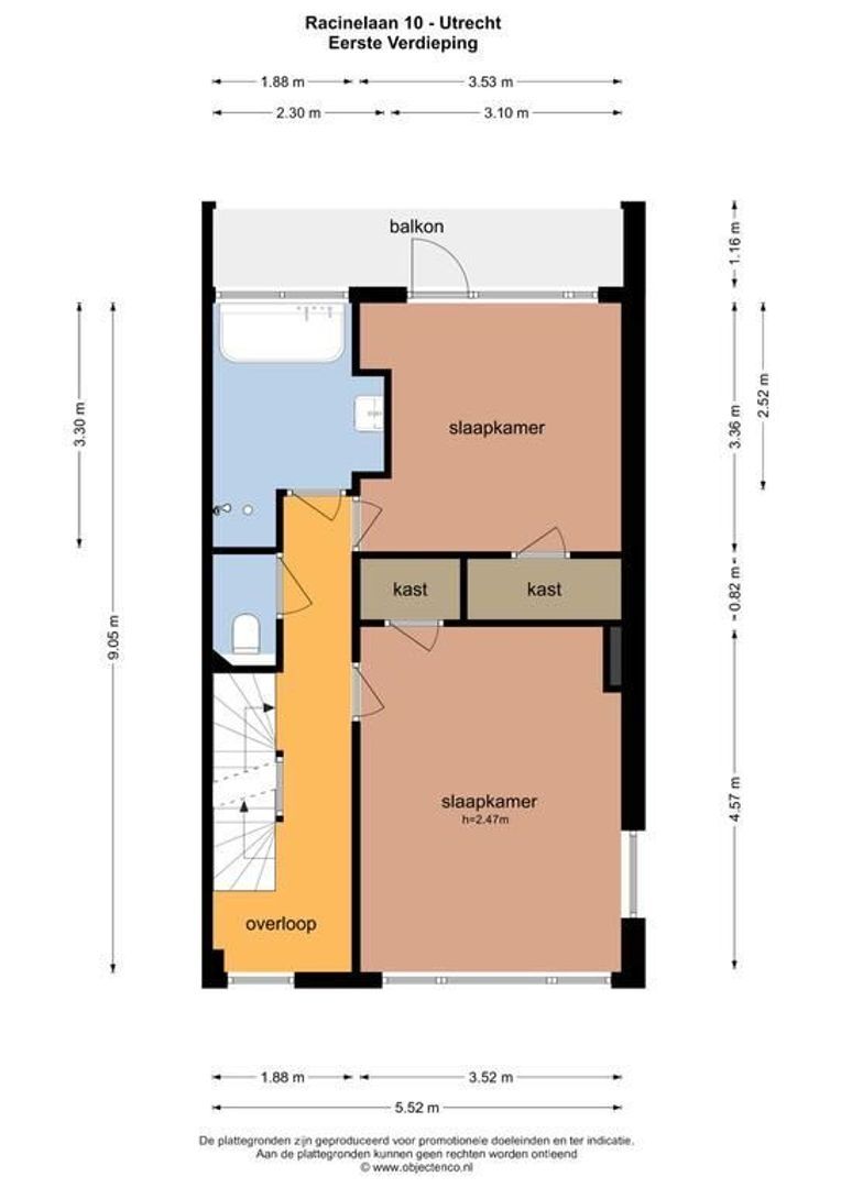 Racinelaan 10, Utrecht plattegrond-43
