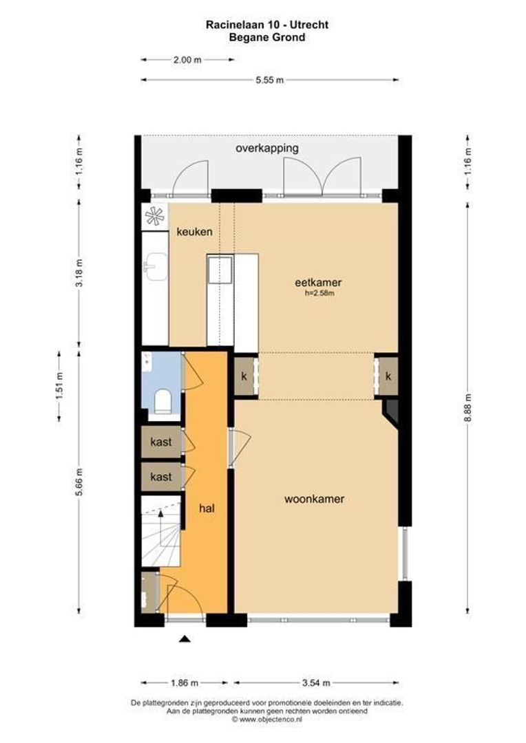 Racinelaan 10, Utrecht plattegrond-43