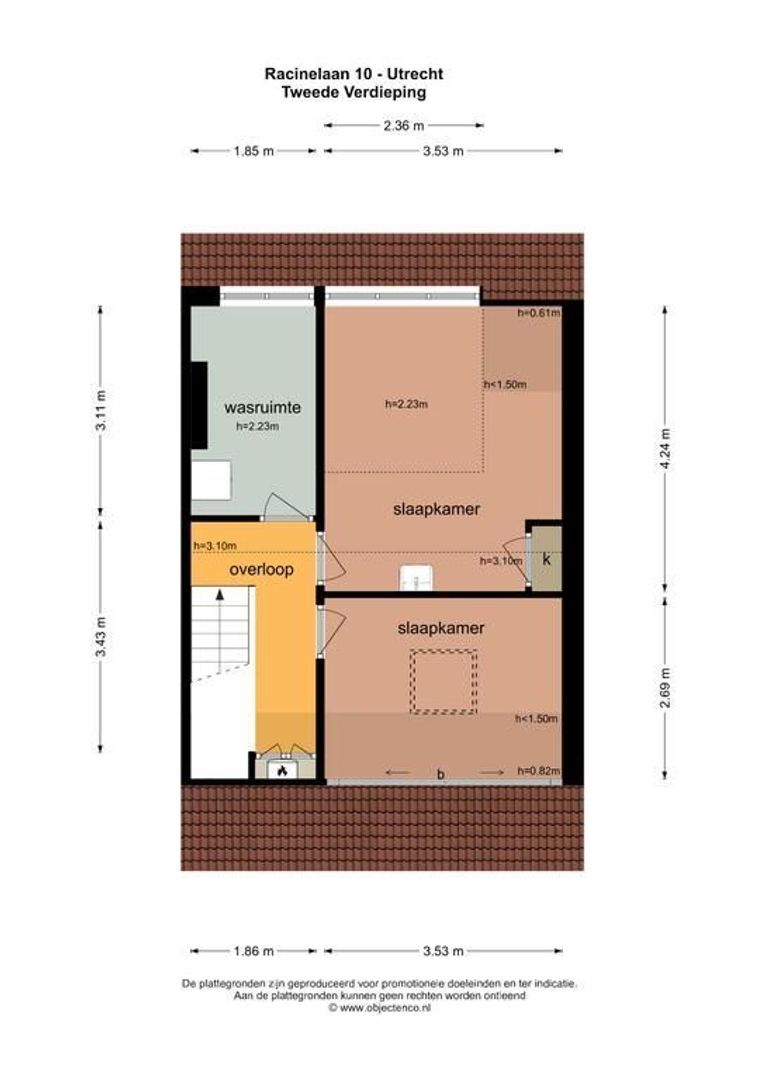 Racinelaan 10, Utrecht plattegrond-43