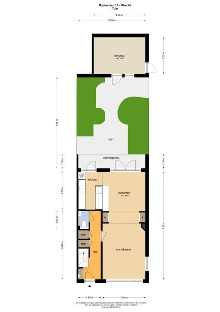 Racinelaan 10, Utrecht plattegrond-43
