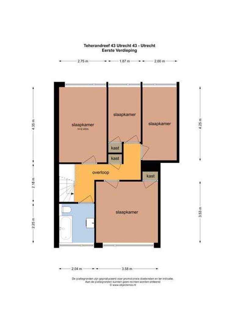 Teherandreef 43, Utrecht plattegrond-34