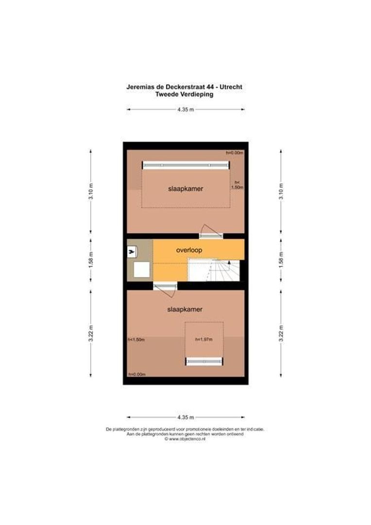 Jeremias de Deckerstraat 44, Utrecht plattegrond-44