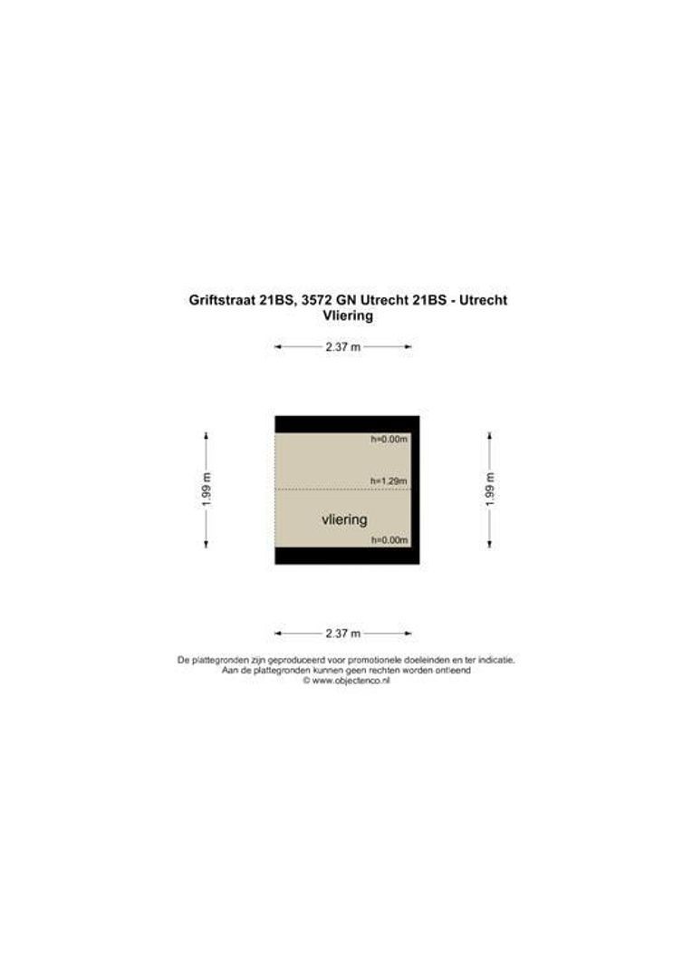 Griftstraat 21 bis, Utrecht plattegrond-40