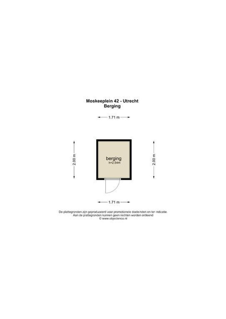 Moskeeplein 42, Utrecht plattegrond-57