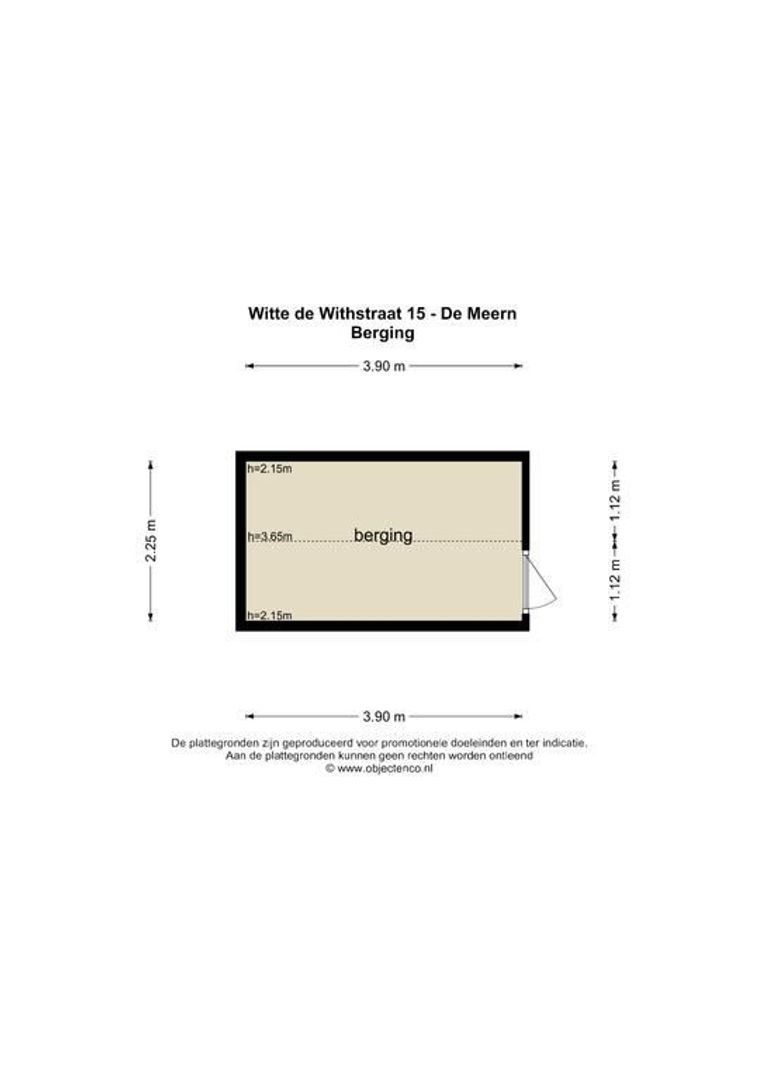 Witte de Withstraat 15, De Meern plattegrond-44