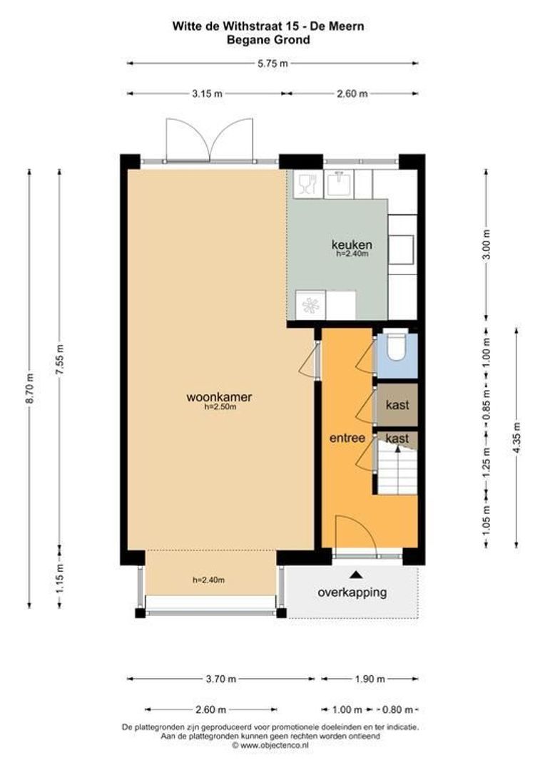 Witte de Withstraat 15, De Meern plattegrond-44