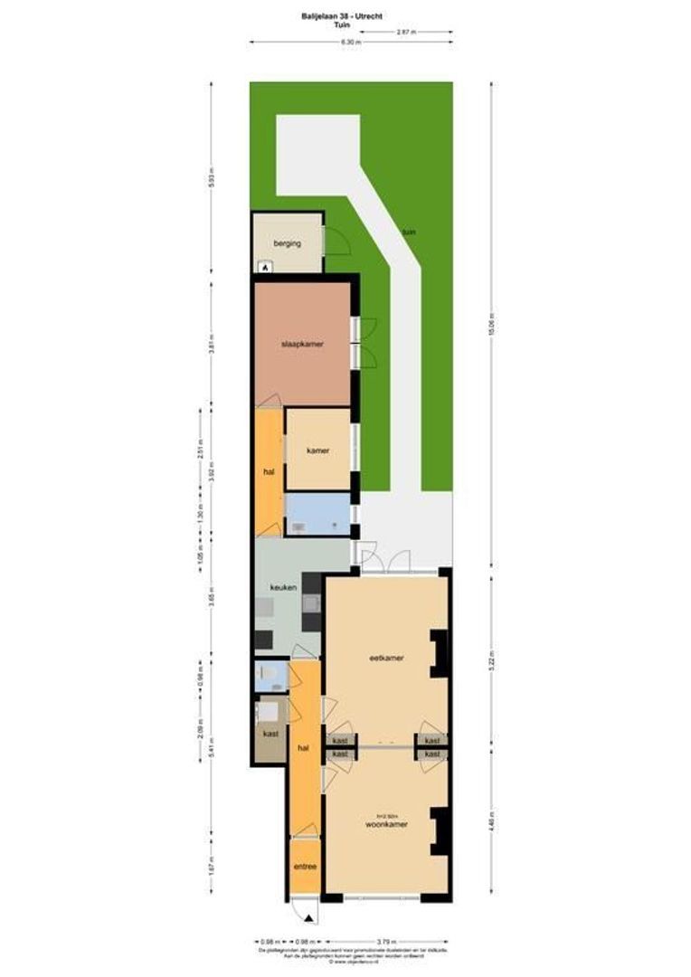 Balijelaan 38, Utrecht plattegrond-38