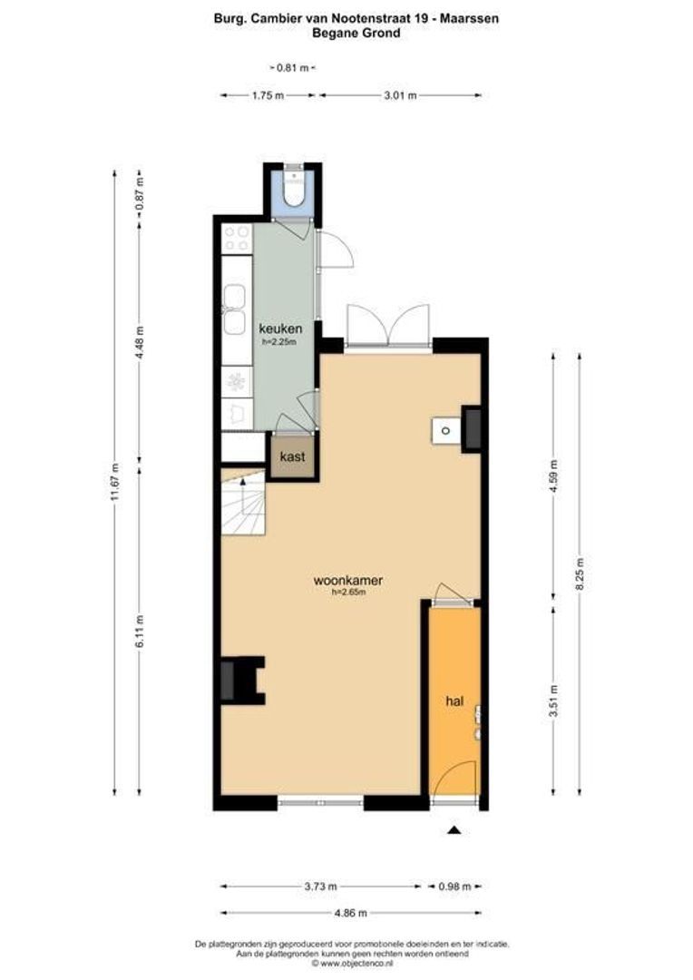 Burgemeester Cambier van Nootenstraat 19, Maarssen plattegrond-31