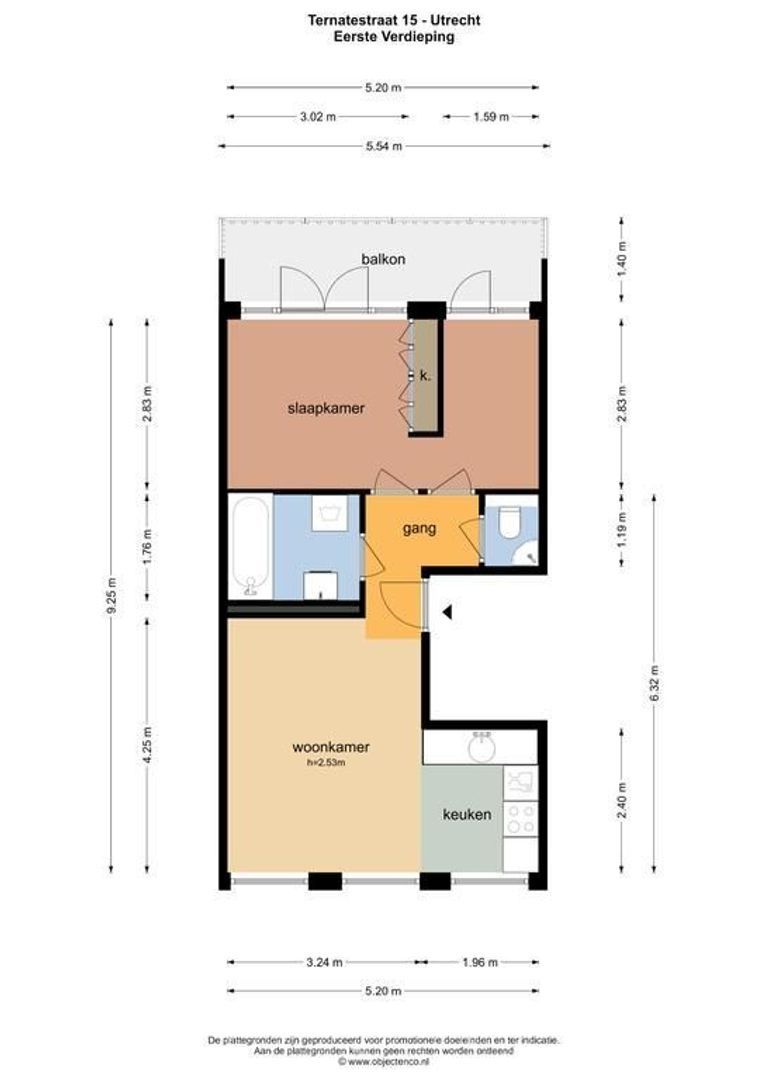 Ternatestraat 15, Utrecht plattegrond-27