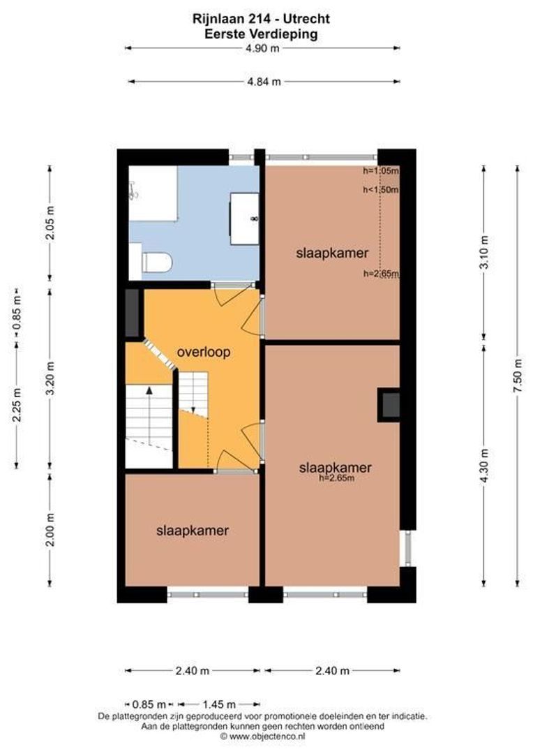 Rijnlaan 214, Utrecht plattegrond-36