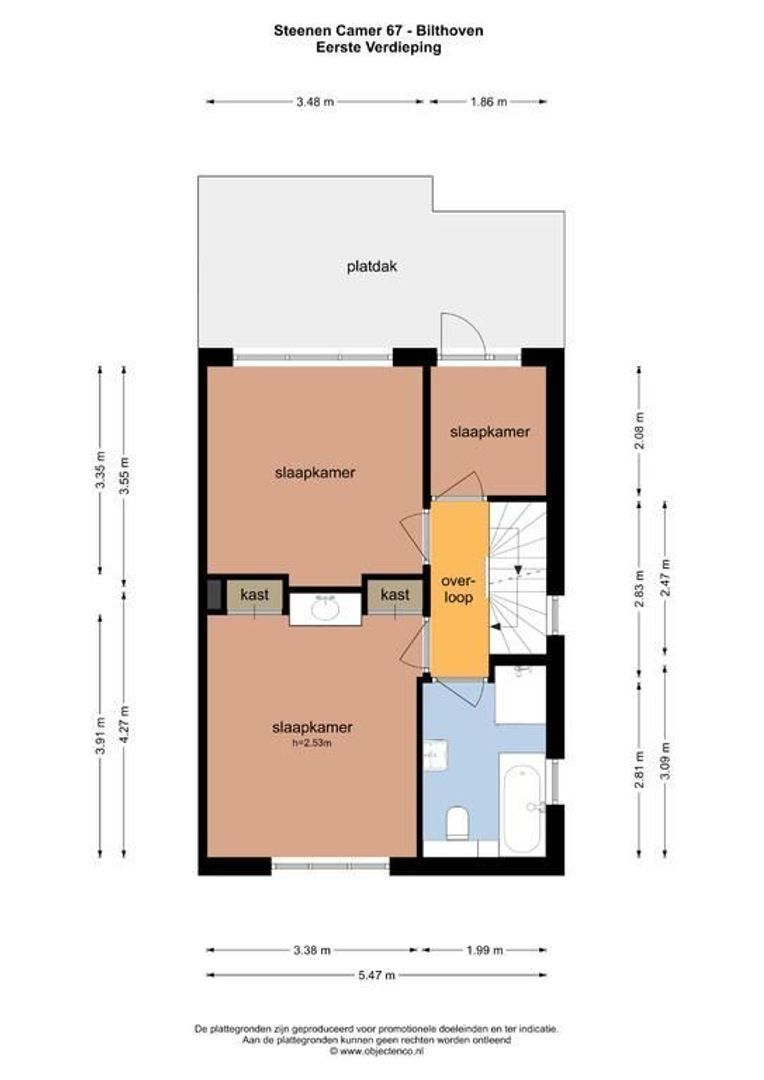Steenen Camer 67, Bilthoven plattegrond-36