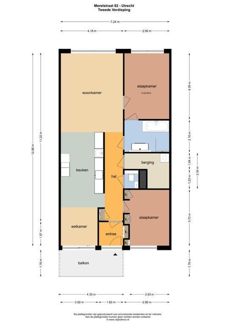 Merelstraat 82, Utrecht plattegrond-40