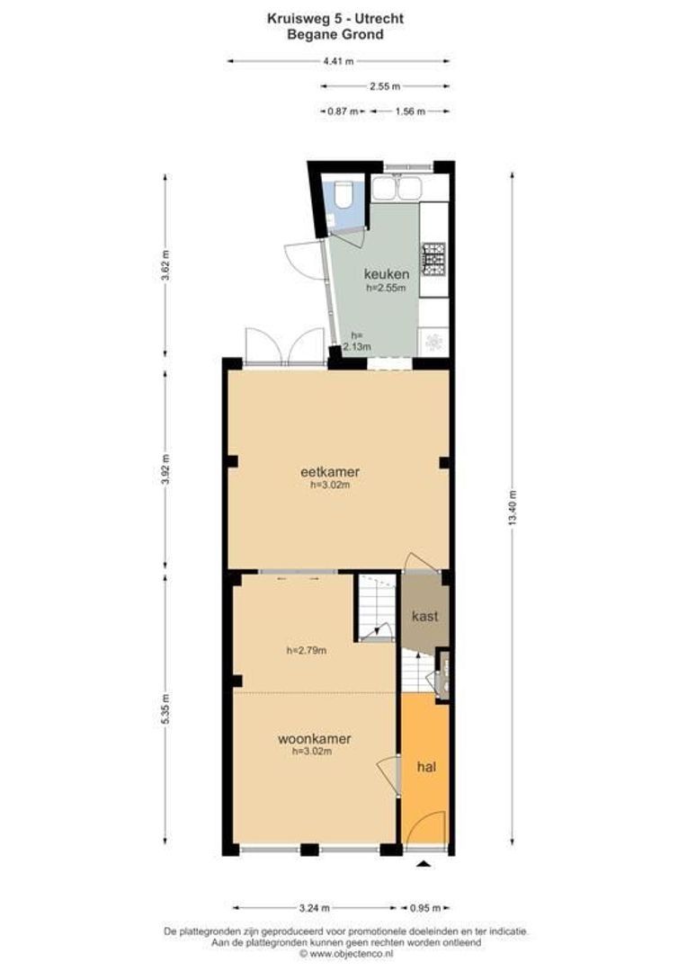 Kruisweg 5, Utrecht plattegrond-43