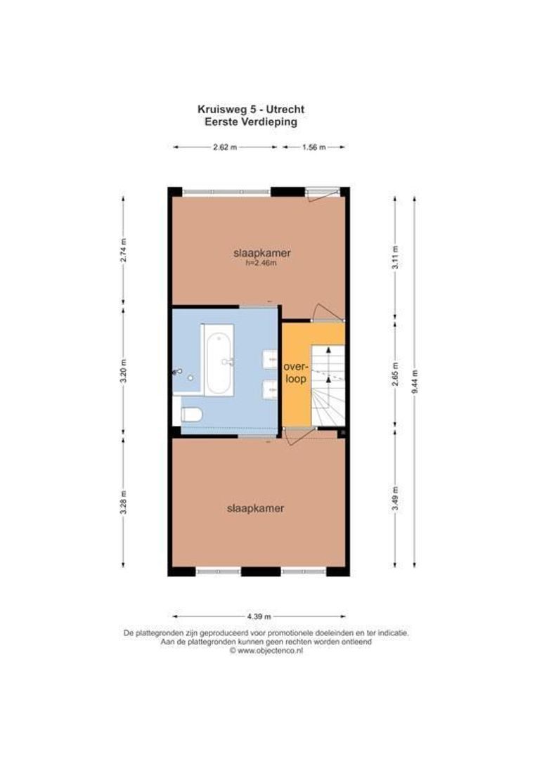 Kruisweg 5, Utrecht plattegrond-43