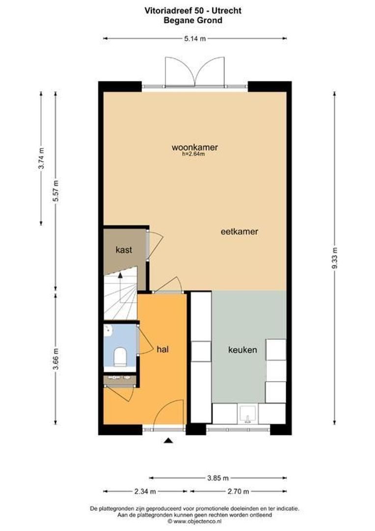 Vitoriadreef 50, Utrecht plattegrond-38