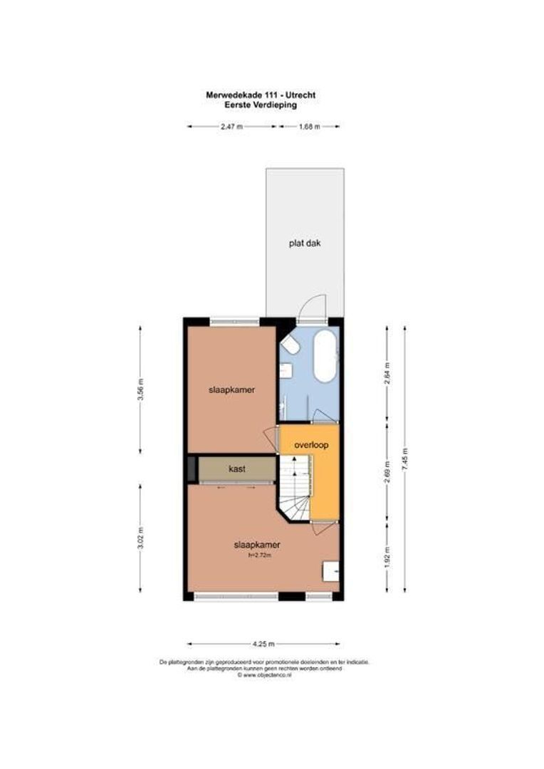 Merwedekade 111, Utrecht plattegrond-50